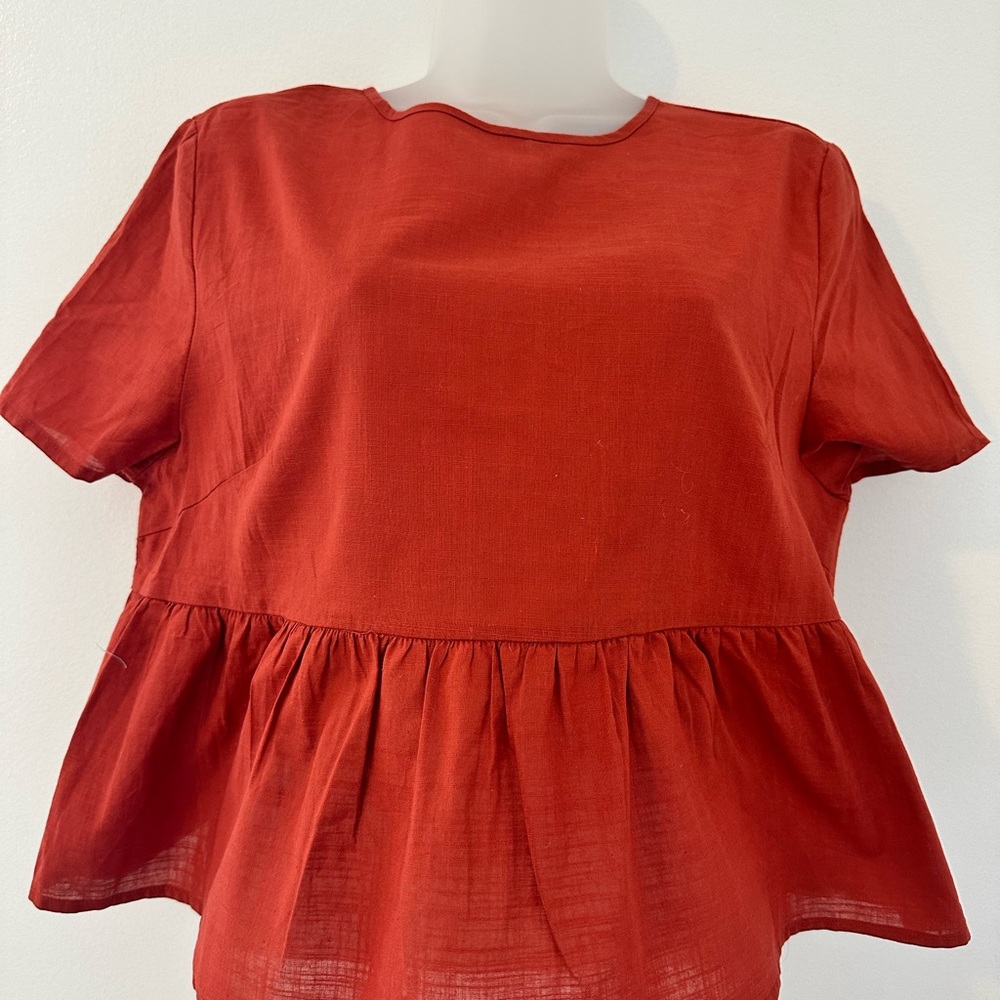 🌸3/$12,SHEIN blouse size L, new brown color